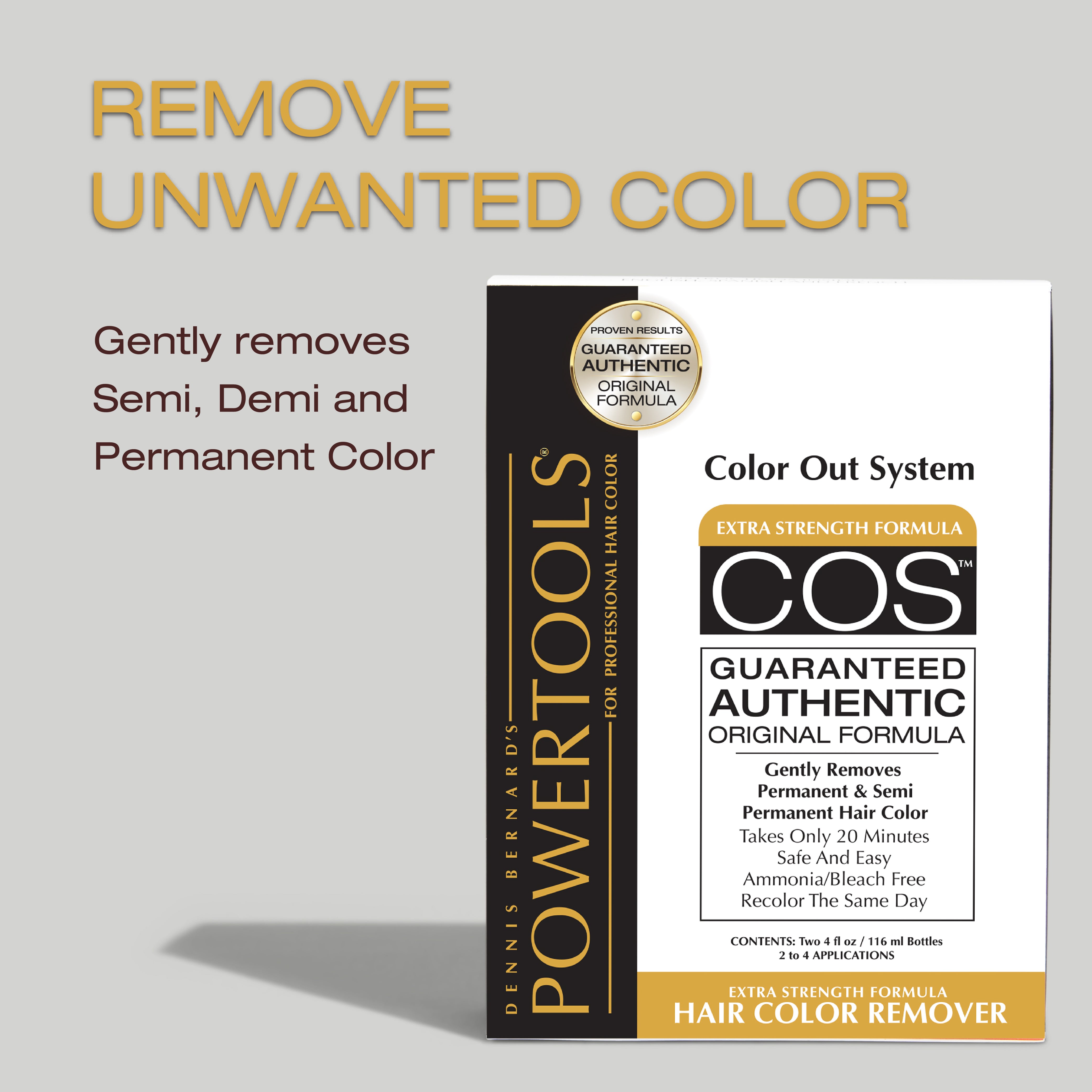 COS, The Original Color Out System Pre Pak - Dennis Bernard Professional