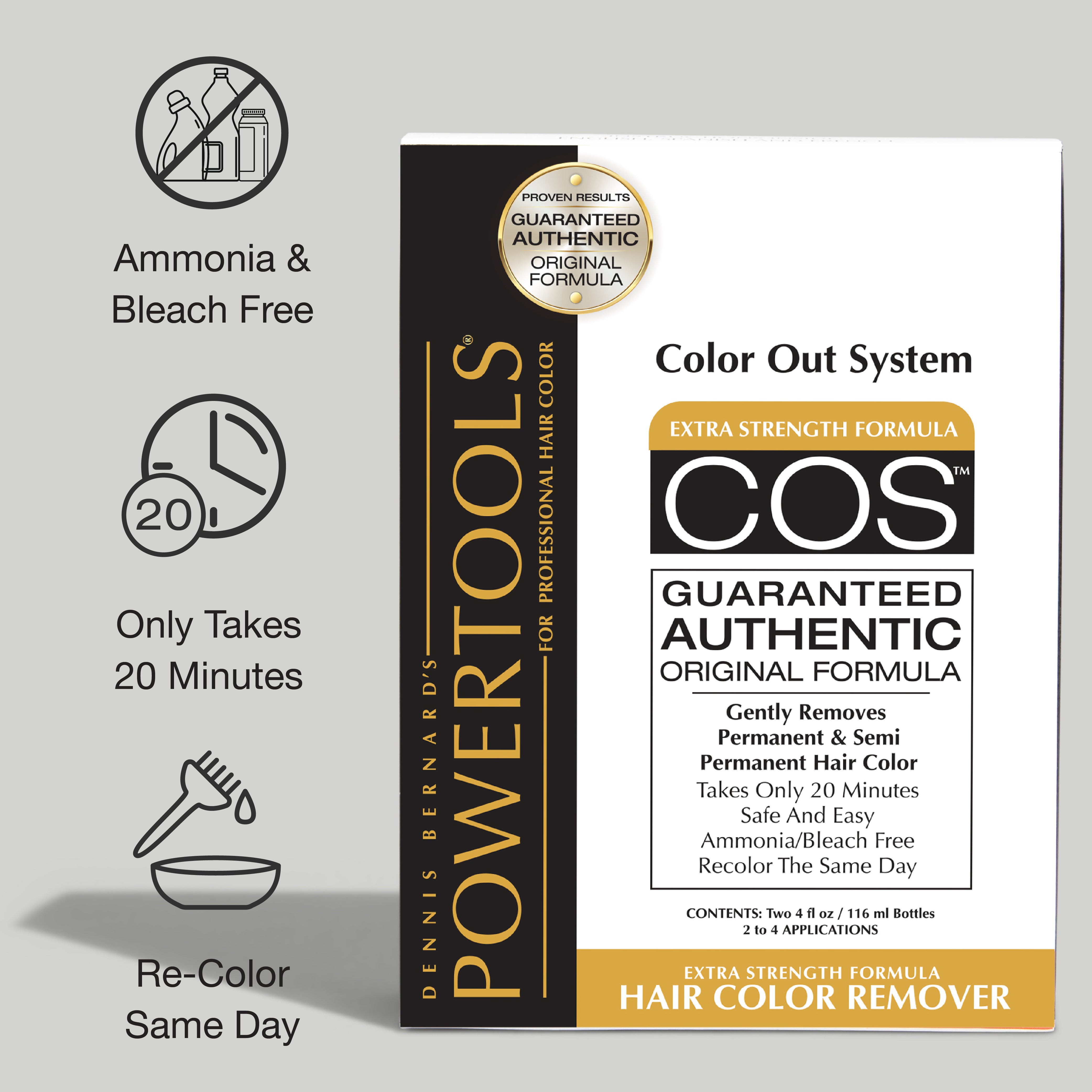 COS, The Original Color Out System Pre Pak - Dennis Bernard Professional