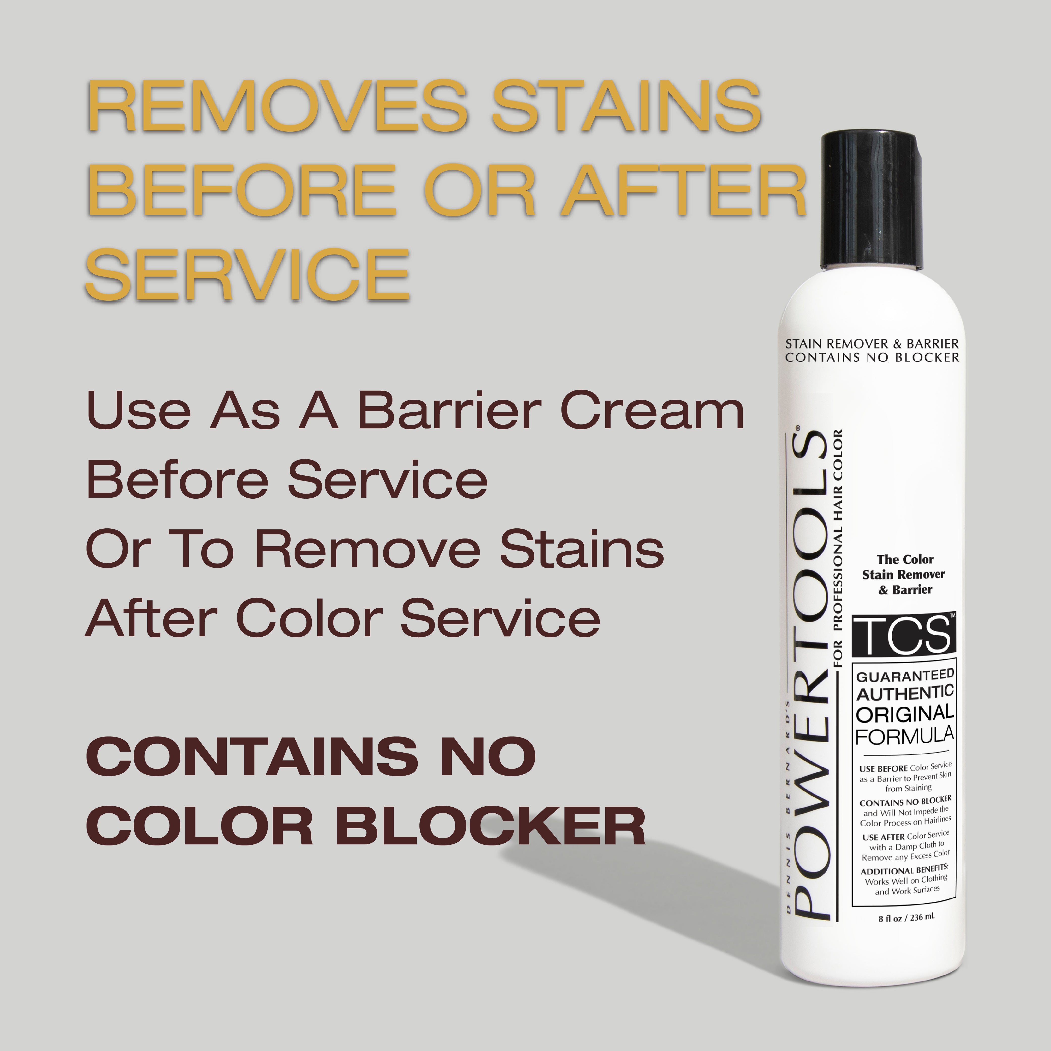 TCS, The Original Color Stain Remover & Barrier - Dennis Bernard Professional