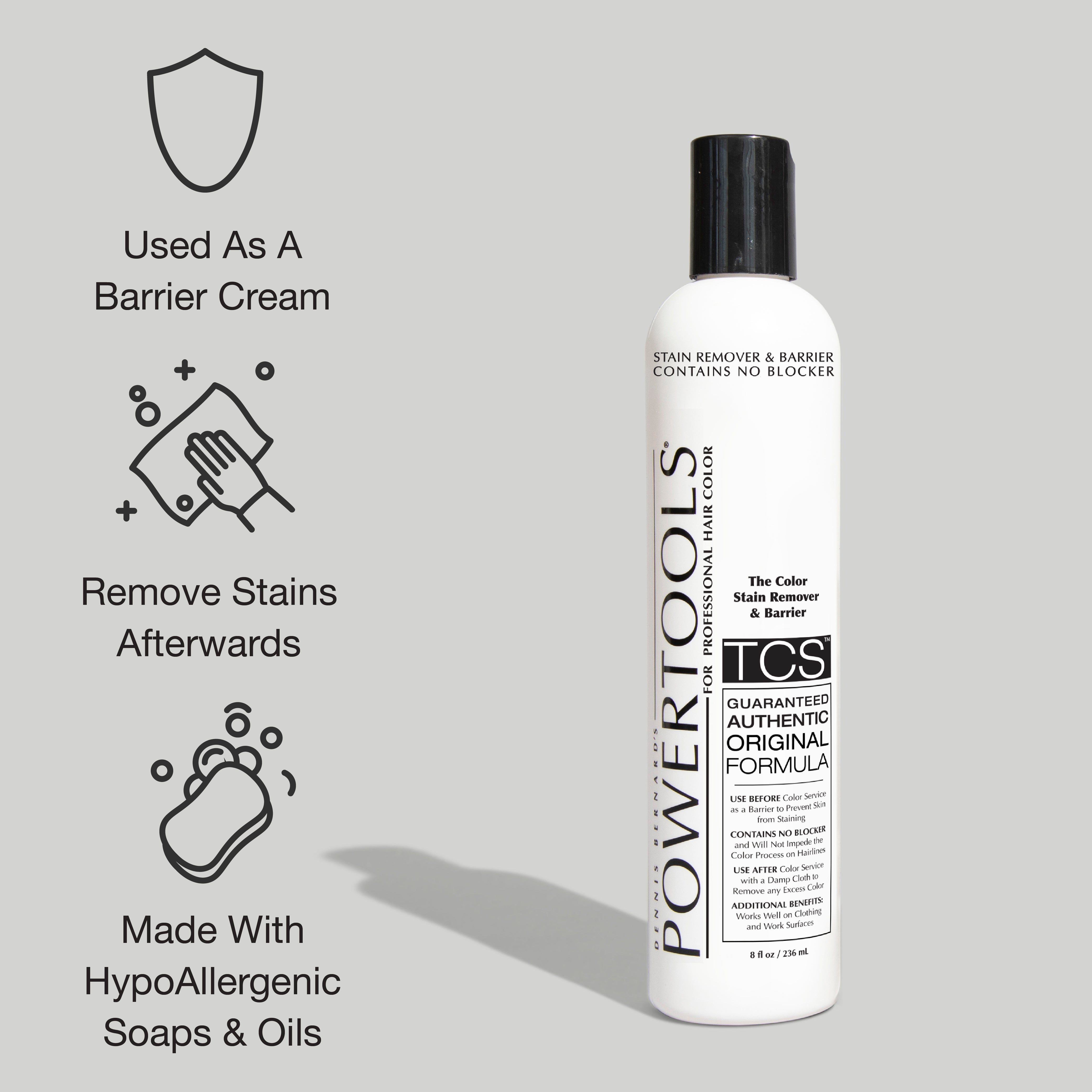 TCS, The Original Color Stain Remover & Barrier - Dennis Bernard Professional