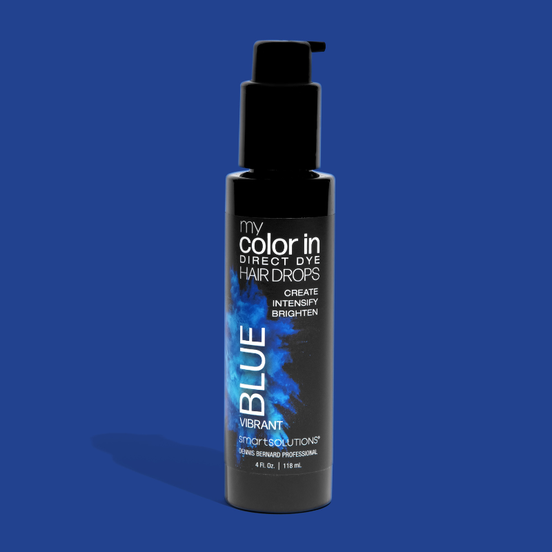 my color in DIRECT DYE HAIRDROPS - VIBRANT BLUE - Dennis Bernard Professional