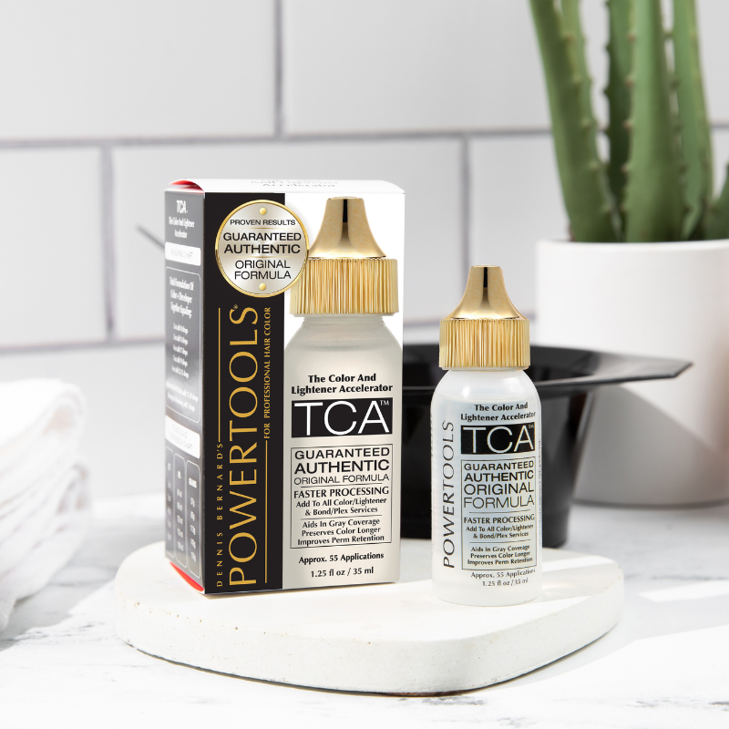 TCA, The Color and Lightener Accelerator Original Clear Formula With The Gold Cap - Dennis Bernard Professional