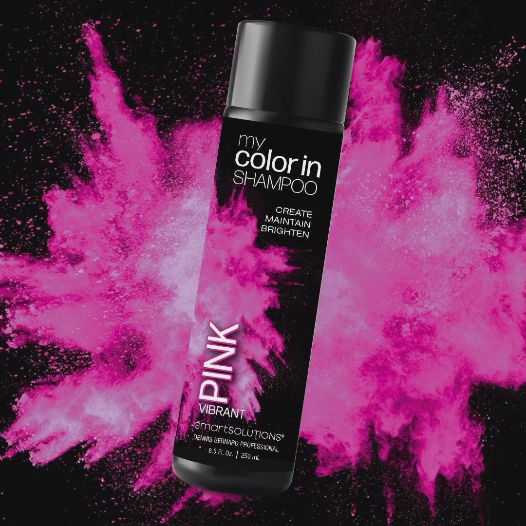 my color in SHAMPOO VIBRANT PINK – Dennis Bernard Professional